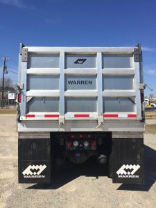 18.5 ft aluminum dump body for Worldwide Equipment